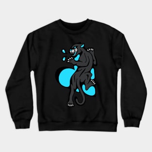 Panther heart Crewneck Sweatshirt